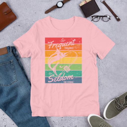 Fisherman Design Addict Fishing Retro Vintage Short-Sleeve Unisex T-Shirt - Image 6