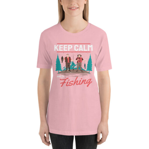 Fisherman Keep Calm And Go Fishing Short-Sleeve Unisex T-Shirt - Image 2