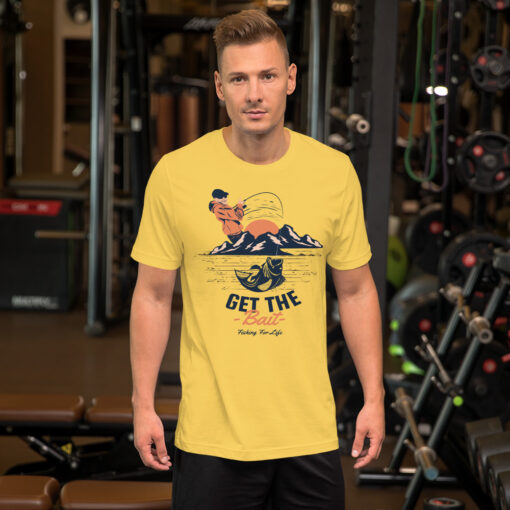 Get The Bait Fishing For Life Fisherman Short-Sleeve Unisex T-Shirt - Image 2