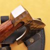 Custom Handmade High Carbon Forging Hunting Axe with Leather Sheath - Image 4