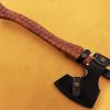 Custom Handmade High Carbon Forging Hunting Axe with Leather Sheath - Image 6